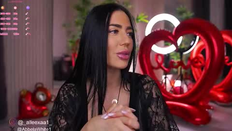 Snapshot of abbela_white chatting on February 14, 2025, 10:17 am Alexa online show from February 14, 2025, 10:17 am