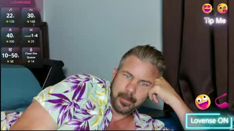 Blue Eyed Handsome Man online show from May 13, 2026, 2:47 pm