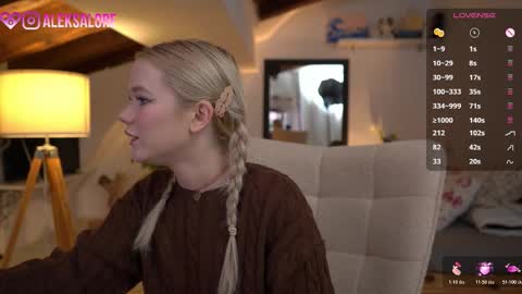 Snapshot of aleksalore chatting on January 18, 2026, 4:05 am Lexi online show from January 18, 2026, 4:05 am