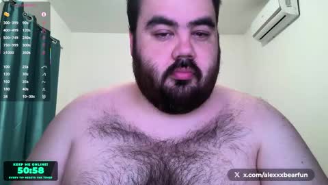 alexxxbear online show from February 22, 2026, 12:34 am
