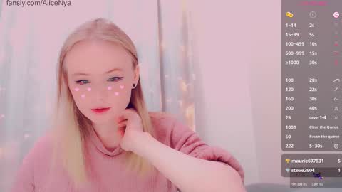 Snapshot of alicenya chatting on February 20, 2026, 6:26 am Alice online show from February 20, 2026, 6:26 am