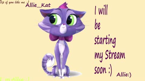 Snapshot of allie__kat chatting on June 27, 2026, 2:23 pm Allie online show from June 27, 2026, 2:23 pm