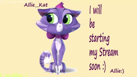 Snapshot of allie__kat chatting on July 18, 2026, 2:54 pm Allie online show from July 18, 2026, 2:54 pm