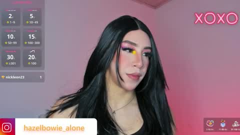 Hazel Bowie online show from November 3, 2025, 5:42 am