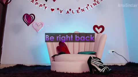 Snapshot of amaisinclair chatting on February 14, 2025, 6:12 am Amai Sinclair online show from February 14, 2025, 6:12 am