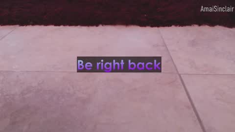 Amai  Sinclair  online show from October 31, 2025, 6:03 am