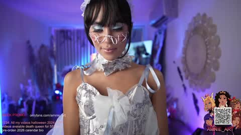 Snapshot of amnie_ chatting on October 31, 2025, 7:15 pm RETURN 30TH 100 explicit on online show from October 31, 2025, 7:15 pm