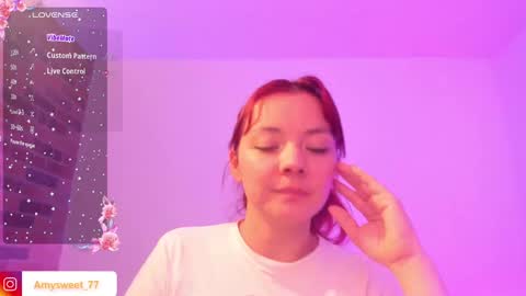 Snapshot of amysweet77 chatting on October 24, 2025, 11:12 pm Madi online show from October 24, 2025, 11:12 pm