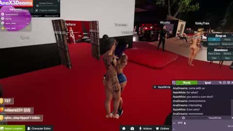 Snapshot of anax3dreams chatting on February 15, 2025, 9:15 pm AnaX3Dreams online show from February 15, 2025, 9:15 pm