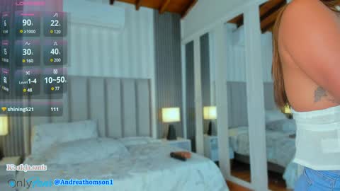 Snapshot of andreathomson chatting on January 13, 2025, 3:26 pm Please call me Andrea online show from January 13, 2025, 3:26 pm