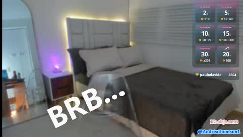 Snapshot of andreathomson chatting on March 8, 2025, 1:28 am Please call me Andrea online show from March 8, 2025, 1:28 am