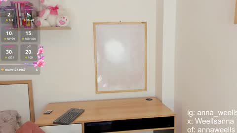  Anna Weells  online show from February 25, 2025, 7:14 pm