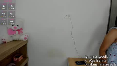Snapshot of anna_wells chatting on June 15, 2026, 9:50 pm Anna Weells online show from June 15, 2026, 9:50 pm