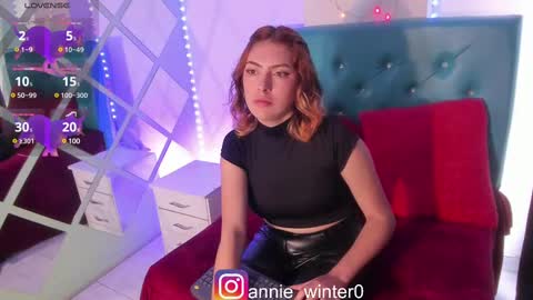 Snapshot of annie_winter1 chatting on February 20, 2025, 7:30 pm Annie online show from February 20, 2025, 7:30 pm