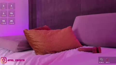 Snapshot of april_ebony18_ chatting on February 22, 2025, 1:57 pm April online show from February 22, 2025, 1:57 pm