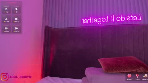 Snapshot of april_ebony18_ chatting on March 10, 2025, 1:54 pm April online show from March 10, 2025, 1:54 pm
