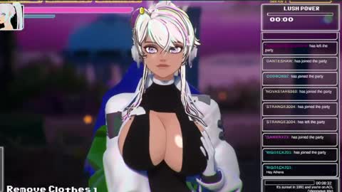 Athena Airis online show from May 1, 2026, 10:47 pm