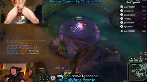 Snapshot of b1gbanana chatting on February 18, 2025, 5:09 am b1gbanana online show from February 18, 2025, 5:09 am