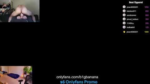 Snapshot of b1gbanana chatting on February 19, 2025, 8:10 pm b1gbanana online show from February 19, 2025, 8:10 pm