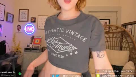 Snapshot of beckthetongue chatting on February 19, 2026, 10:39 pm Beck the tongue online show from February 19, 2026, 10:39 pm