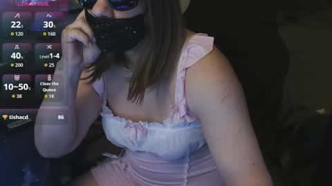 Snapshot of blackmasksissy chatting on October 1, 2025, 2:34 pm Black Mask Sissy online show from October 1, 2025, 2:34 pm