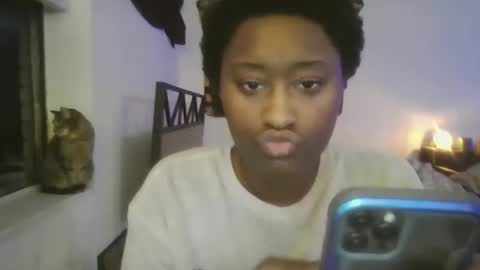 Snapshot of blackprincessstacy chatting on March 9, 2026, 12:03 am ask mme later online show from March 9, 2026, 12:03 am