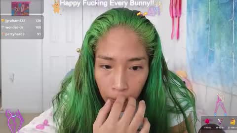 Snapshot of bunnycheekz chatting on January 8, 2025, 5:26 pm Tokki bunny online show from January 8, 2025, 5:26 pm