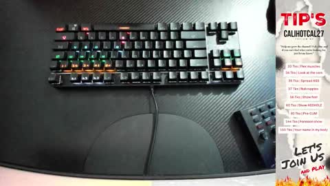 calihotcaliente27 online show from September 15, 2025, 10:37 am