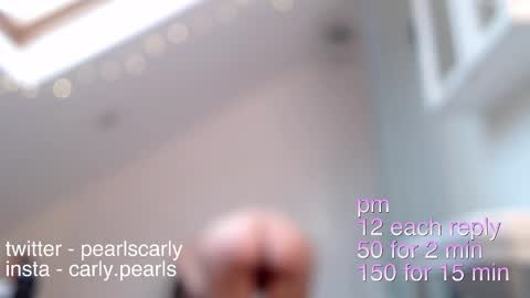 Snapshot of carlypearls chatting on December 27, 2024, 2:01 pm Carly Pearls online show from December 27, 2024, 2:01 pm