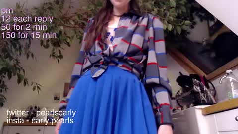 Snapshot of carlypearls chatting on January 20, 2025, 3:26 am Carly Pearls online show from January 20, 2025, 3:26 am