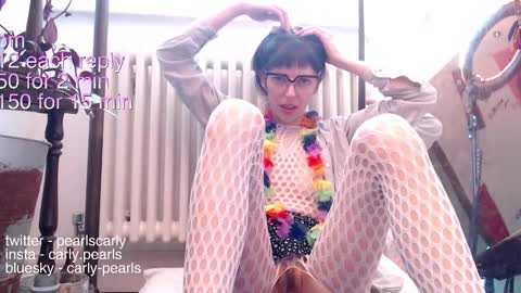 Snapshot of carlypearls chatting on February 7, 2025, 9:26 am Carly Pearls online show from February 7, 2025, 9:26 am