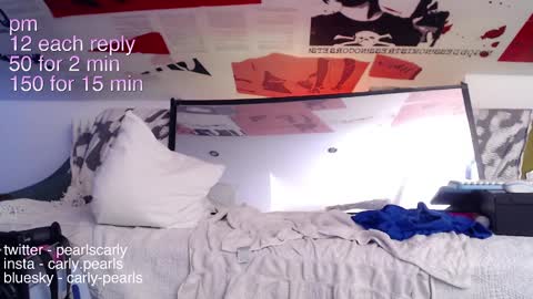 Snapshot of carlypearls chatting on February 13, 2025, 4:43 am Carly Pearls online show from February 13, 2025, 4:43 am