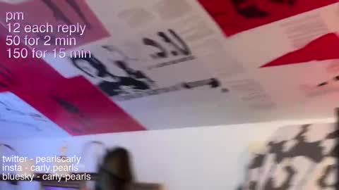 Snapshot of carlypearls chatting on February 15, 2025, 7:49 am Carly Pearls online show from February 15, 2025, 7:49 am