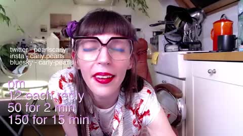 Snapshot of carlypearls chatting on March 4, 2025, 4:17 am Carly Pearls online show from March 4, 2025, 4:17 am