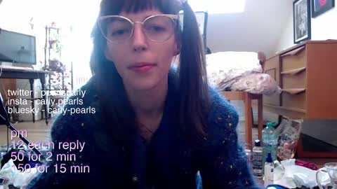 Snapshot of carlypearls chatting on March 9, 2025, 11:47 am Carly Pearls online show from March 9, 2025, 11:47 am
