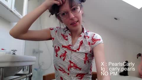 Snapshot of carlypearls chatting on May 25, 2026, 7:47 am Carly Pearls online show from May 25, 2026, 7:47 am