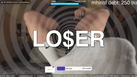 Snapshot of cashmastergrey chatting on December 21, 2025, 7:59 am Master Grey online show from December 21, 2025, 7:59 am