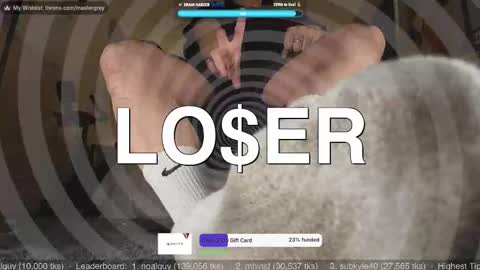 Snapshot of cashmastergrey chatting on December 23, 2025, 6:00 am Master Grey online show from December 23, 2025, 6:00 am