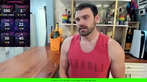 Snapshot of chasemason20 chatting on March 6, 2025, 2:19 am Onlyfans chasingfit Instagram the arguer Twitter chasingfitOF online show from March 6, 2025, 2:19 am
