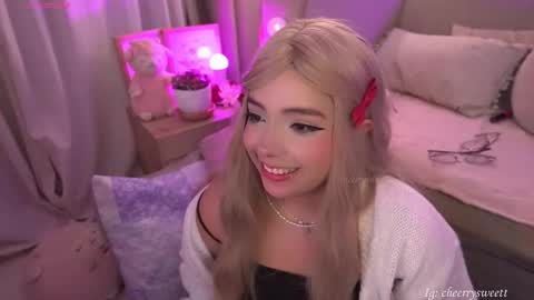 Snapshot of cheerrysweett chatting on February 24, 2026, 2:53 am Baby Cherry online show from February 24, 2026, 2:53 am