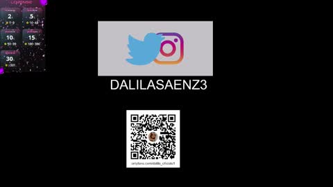 Snapshot of dalila_oficials chatting on December 30, 2024, 4:20 am online show from December 30, 2024, 4:20 am
