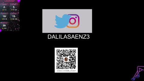 Snapshot of dalila_oficials chatting on January 14, 2025, 2:40 am online show from January 14, 2025, 2:40 am