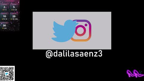 Snapshot of dalila_oficials chatting on September 13, 2025, 11:21 am online show from September 13, 2025, 11:21 am