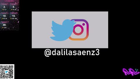 Snapshot of dalila_oficials chatting on September 22, 2025, 12:18 pm online show from September 22, 2025, 12:18 pm