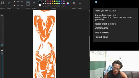 Denzel King3 online show from October 23, 2025, 9:52 am