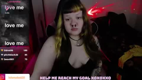 Snapshot of destroyall420 chatting on January 17, 2026, 8:30 am Lola Bdsm and fries online show from January 17, 2026, 8:30 am