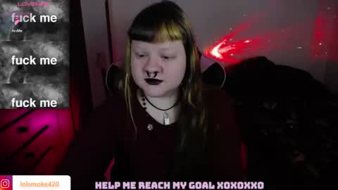 Snapshot of destroyall420 chatting on January 17, 2026, 8:34 pm Lola Bdsm and fries online show from January 17, 2026, 8:34 pm