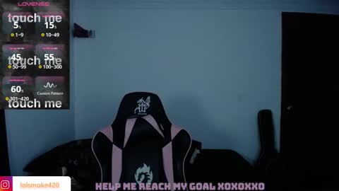 Snapshot of destroyall420 chatting on February 8, 2026, 7:28 pm Lola Bdsm and fries online show from February 8, 2026, 7:28 pm