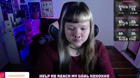 Snapshot of destroyall420 chatting on February 25, 2026, 6:45 am Lola Bdsm and fries online show from February 25, 2026, 6:45 am