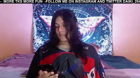 daiki sx online show from April 15, 2026, 6:59 pm